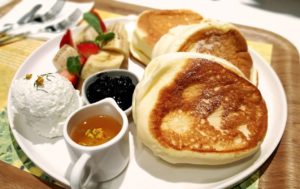 Pancakes with jelly